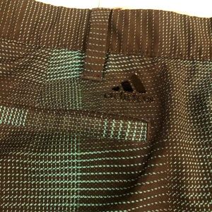 Adidas Golf Shorts Green/Blk Sz 40